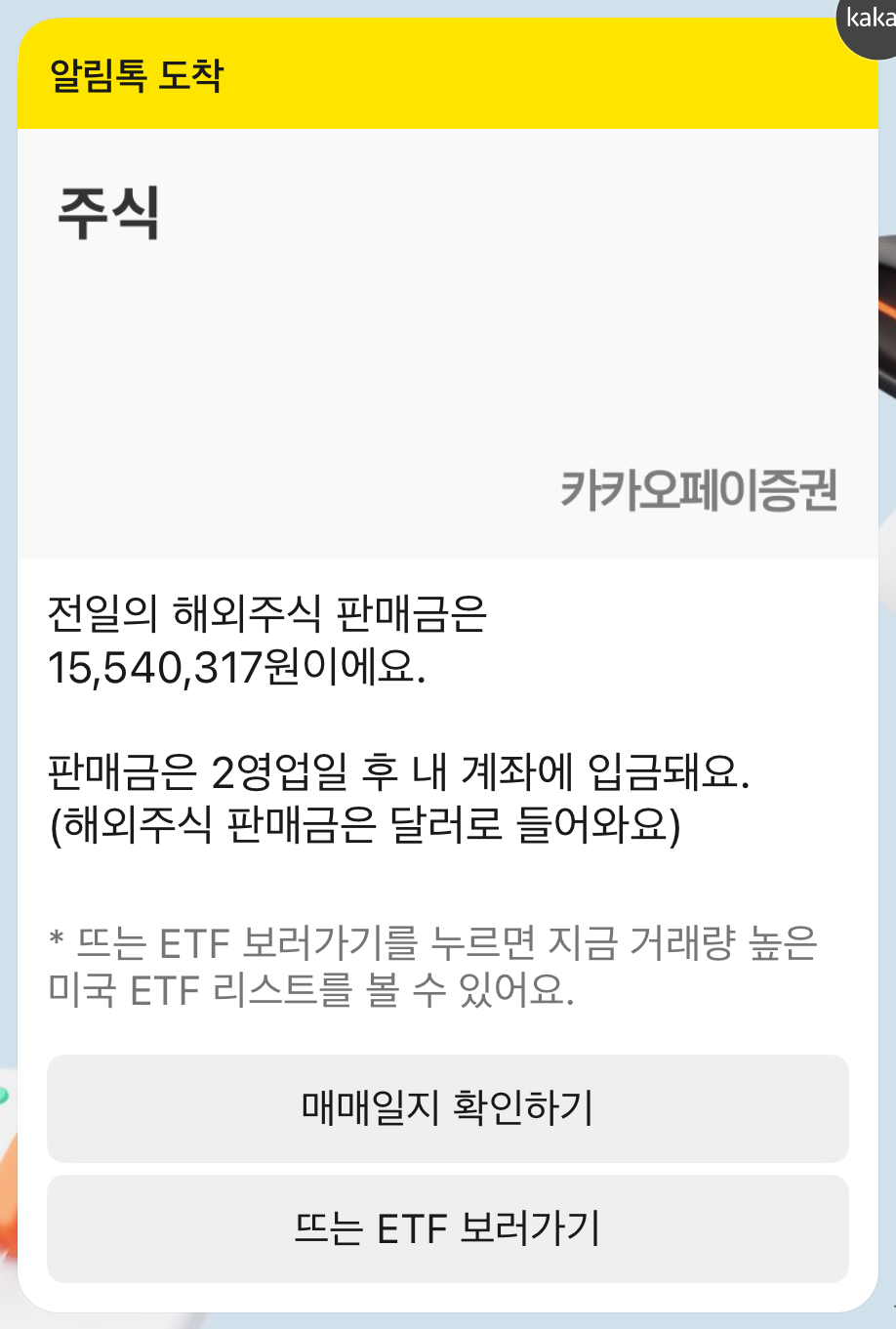 카카오페이증권 판매금 내역 빚인가요? ㅣ 궁금할 땐, 아하!